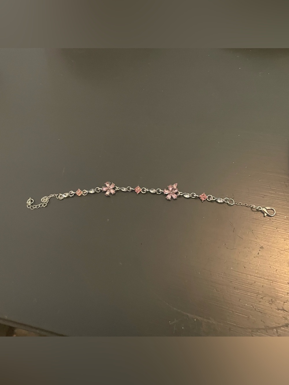 Pink Flower Bracelet - Women's Jewelry